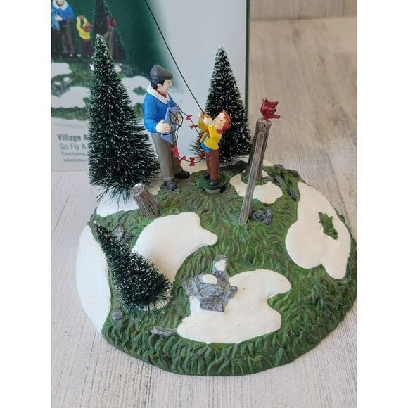 Dept 56 53407 Go Fly A Kite AS IS village accessory xmas - Picture 3 of 7